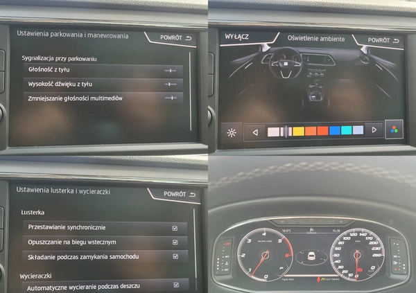 Seat Leon cena 70800 przebieg: 163198, rok produkcji 2019 z Iława małe 781